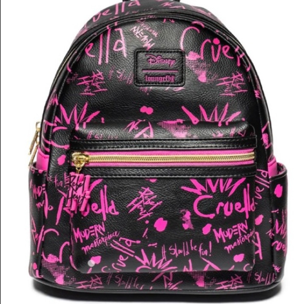 LOUNGEFLY EXCLUSIVE CRUELLA de VIL GRAFFITI